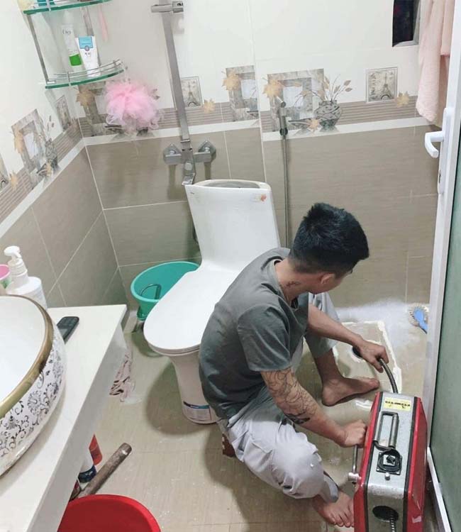 Thông tắc cống phường cầu tre